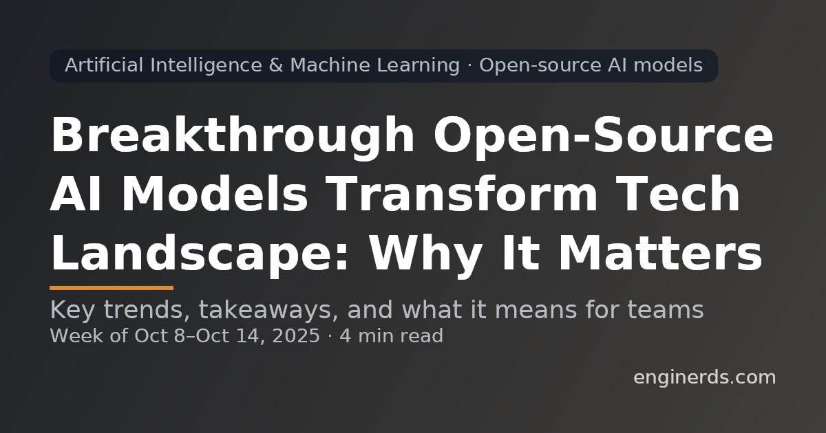 Artificial Intelligence & Machine Learning