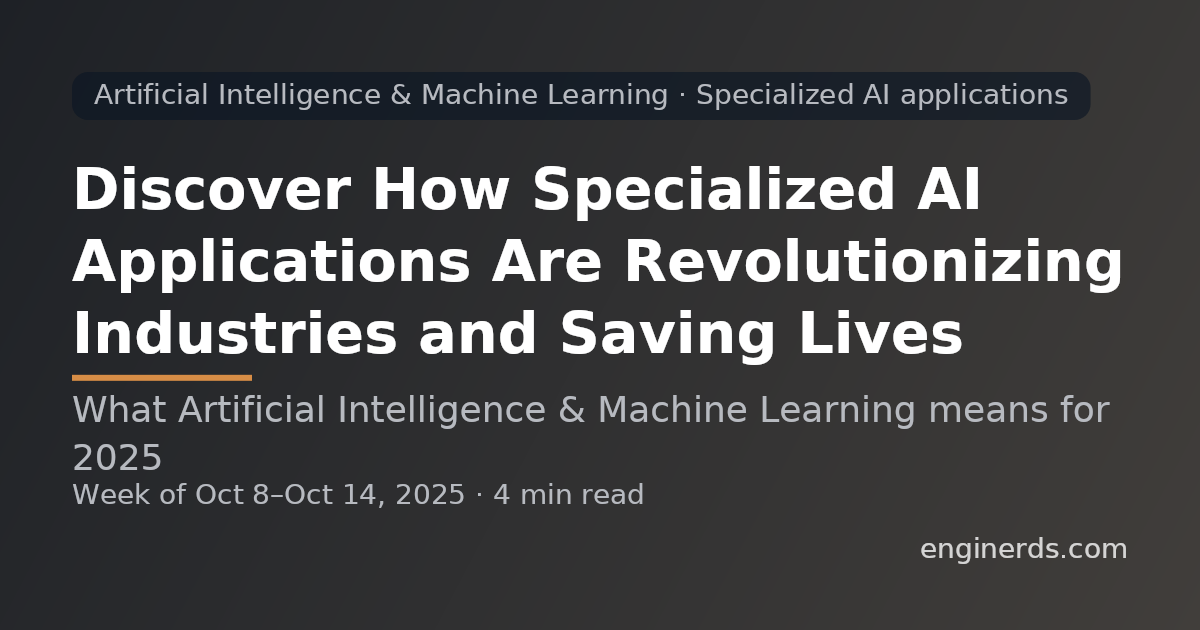 Artificial Intelligence & Machine Learning