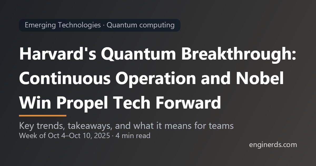 Emerging Technologies