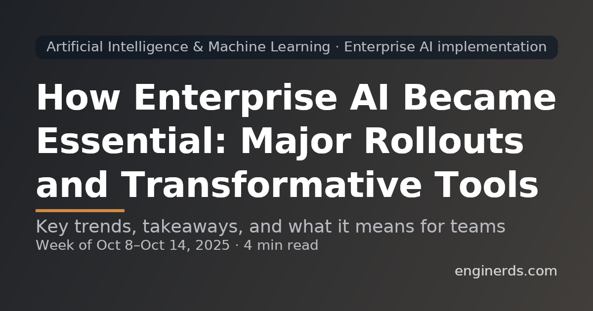 Artificial Intelligence & Machine Learning