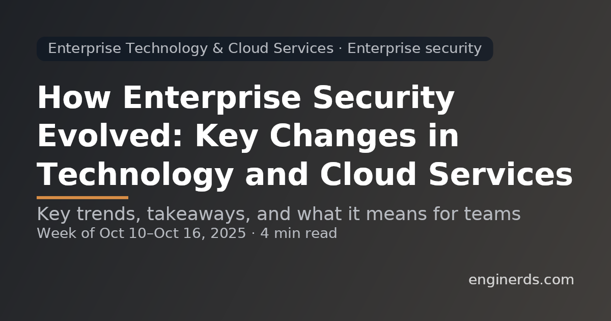 Enterprise Technology & Cloud Services