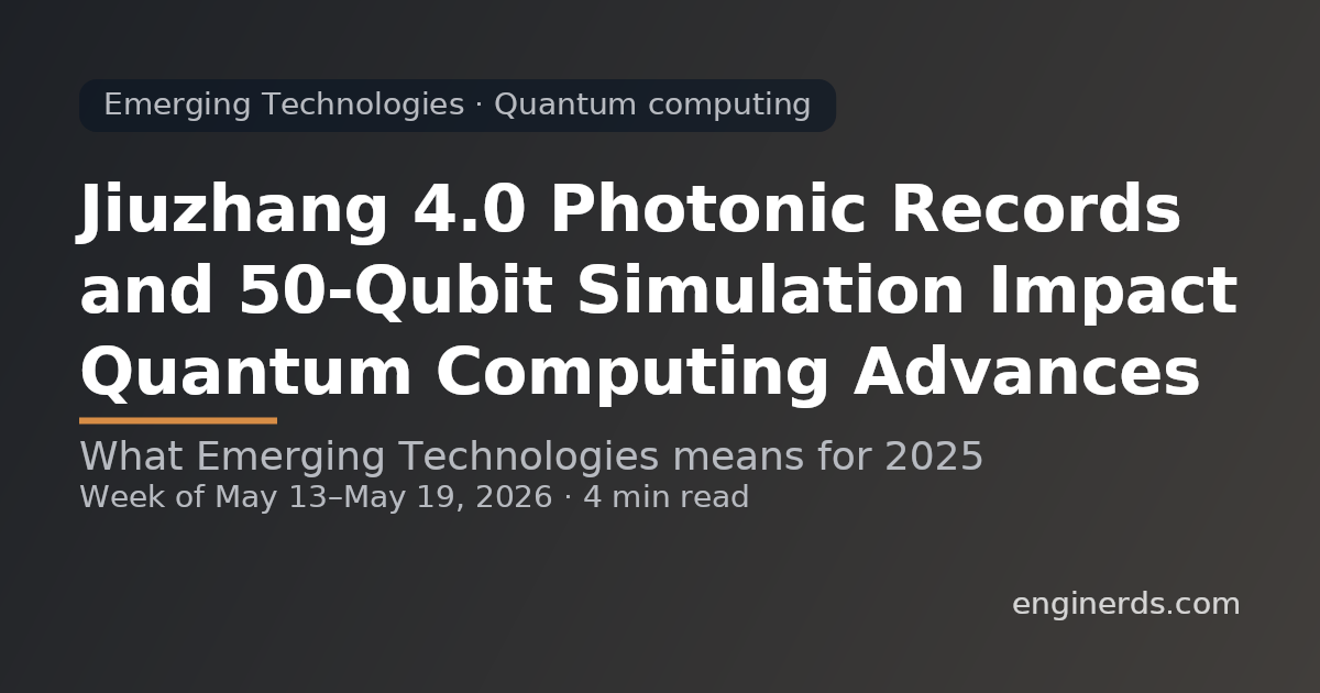 Jiuzhang 4.0 Photonic Records and 50-Qubit Simulation Impact Quantum Computing Advances